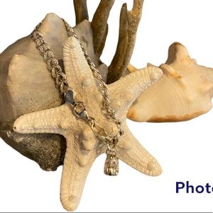 Petite 925 sterling silver bracelet with heart